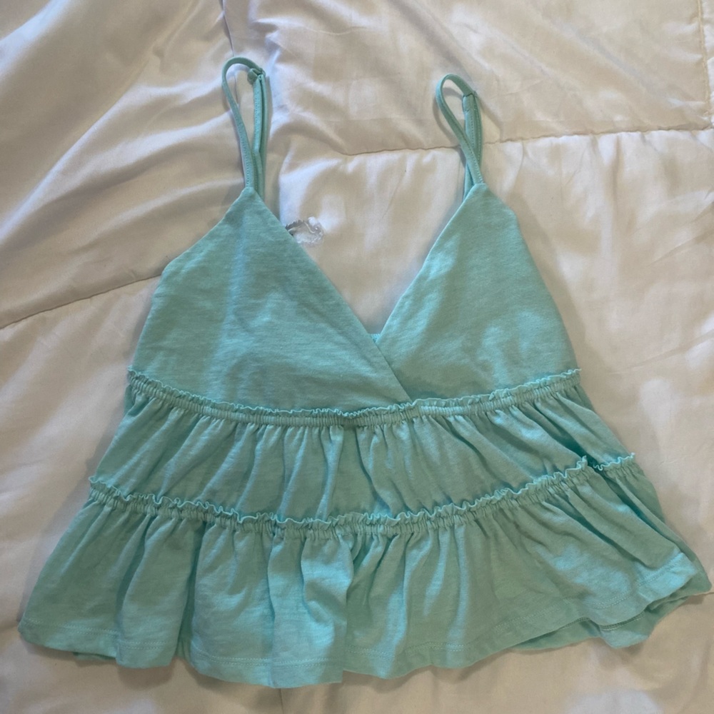 Blue cami top